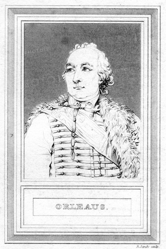 Louis Philippe, Duke of Orleans, (1811).Artist: R Sands
