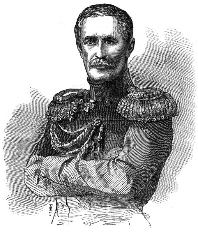 Prince Aleksandr Sergeyevich Menshikov, Russian military commander, 1853. Artist: Unknown