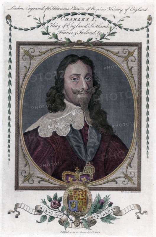 Charles I of England, (1784).Artist: Woodman & Mutlow