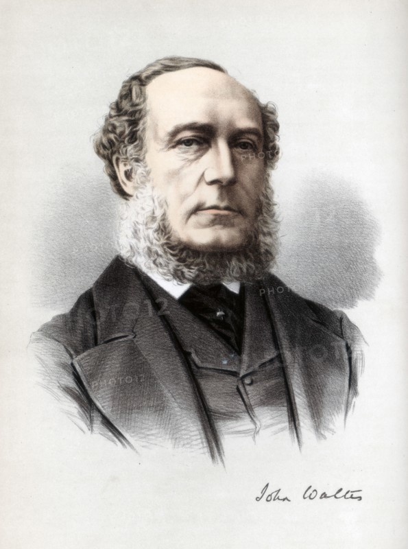 John Walter, British moderate Liberal politician, c1890.Artist: Cassell, Petter & Galpin