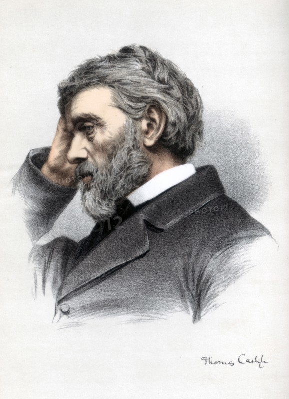 Thomas Carlyle, Scottish essayist, satirist, and historian, c1890.Artist: Cassell, Petter & Galpin