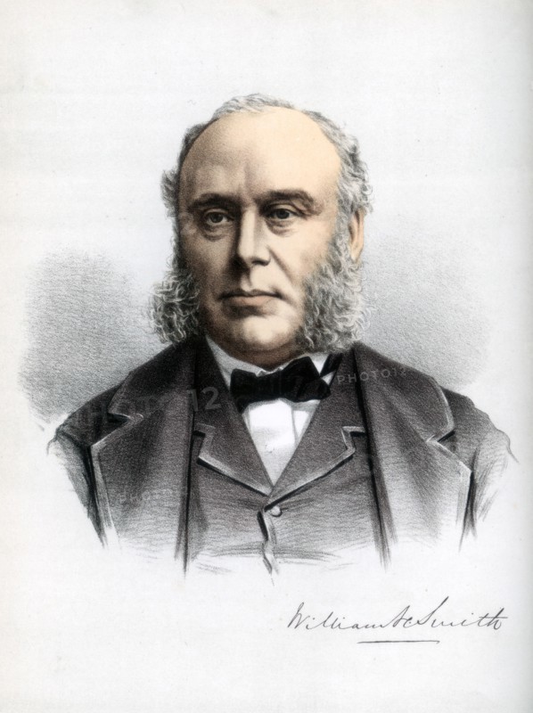 William Henry Smith, British politician, c1890.Artist: Cassell, Petter & Galpin