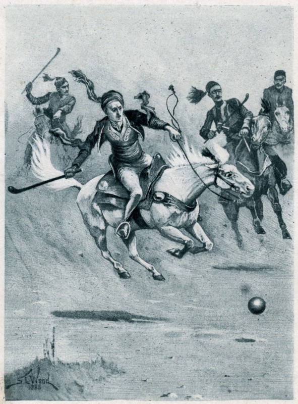 Game of polo, 1888. Creator: Stanley Llewellyn Wood.