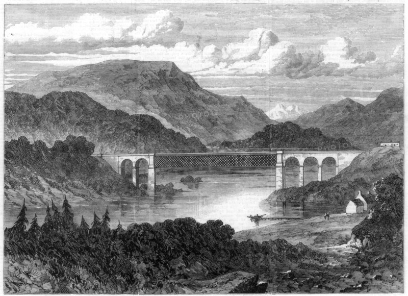 Oykel Viaduct, Sutherland Railway, 1866. Artist: Unknown