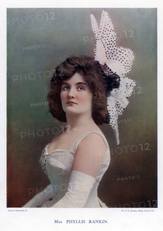 Phyllis Rankin, American actress, 1901.Artist: W&D Downey