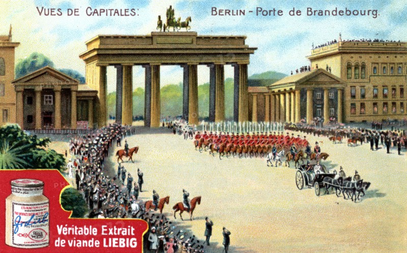Views of Capitals: Brandenburg Gate, Berlin, c1900. Artist: Unknown