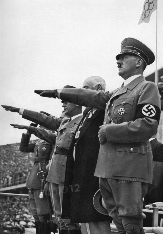 Adolf Hitler, Games of the XI Olympiad, Berlin, 1936. Artist: Unknown