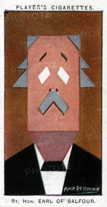 Arthur James Balfour, 1st Earl of Balfour, 1926.Artist: Alick P F Ritchie