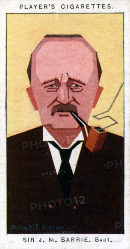 Sir James Matthew Barrie, author of Peter Pan, 1926.Artist: Alick P F Ritchie