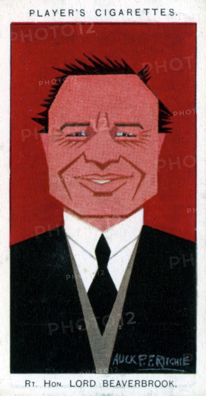 William Maxwell Aitken, 1st Baron Beaverbrook, statesman and newspaper proprietor, 1926.Artist: Alick P F Ritchie