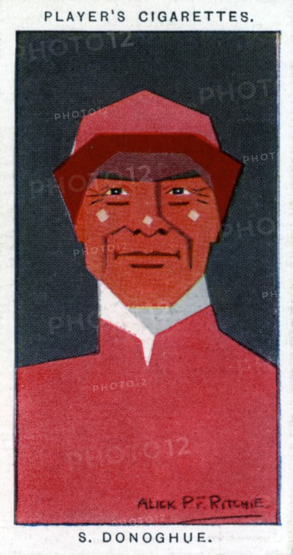 Stephen Donoghue, Jockey and trainer, 1926.Artist: Alick P F Ritchie