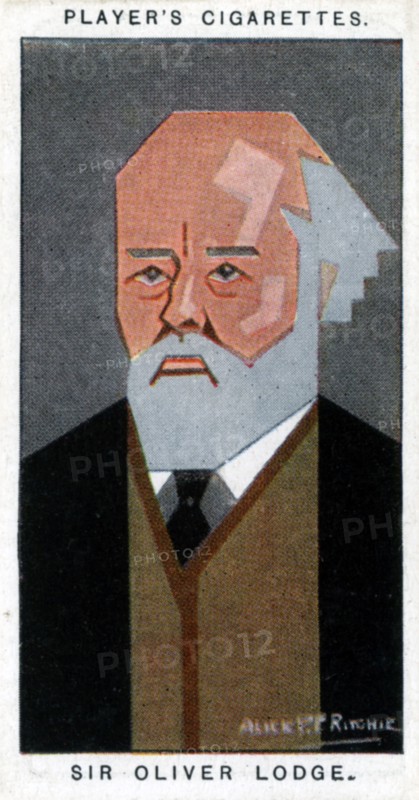 Sir Oliver Lodge, British physicist, (1926).Artist: Alick P F Ritchie
