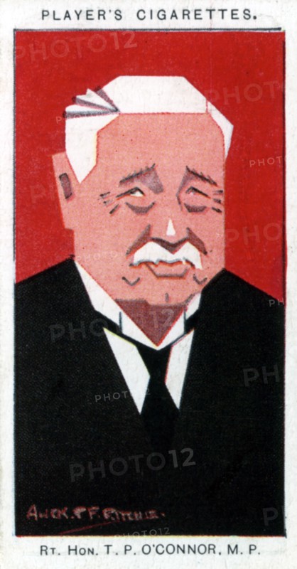 Thomas Power O'Connor, Irish journalist and politician, 1926.Artist: Alick P F Ritchie