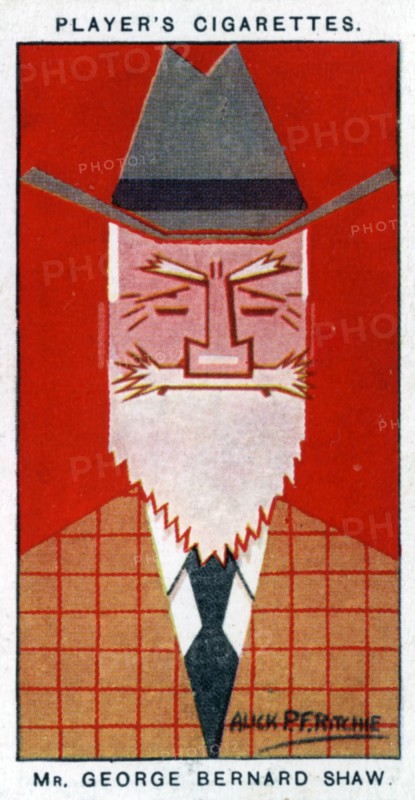 George Bernard Shaw, Irish playwright, 1926.Artist: Alick P F Ritchie