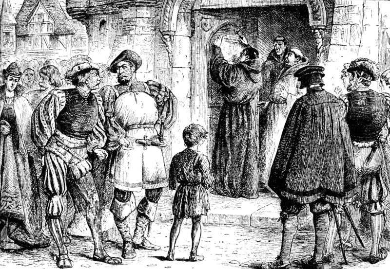 Luther's Protest, 1517, (1909). Artist: Unknown