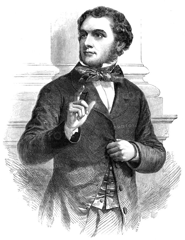 'Early Portrait of Mr Gladstone', 19th century. Artist: Unknown