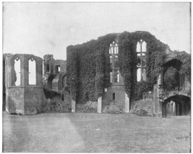 Kenilworth Castle, England, late 19th century.Artist: John L Stoddard