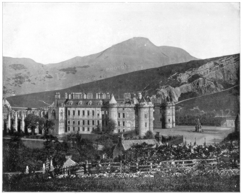 Holyrood Palace, Edinburgh, Scotland, late 19th century. Artist: John L Stoddard
