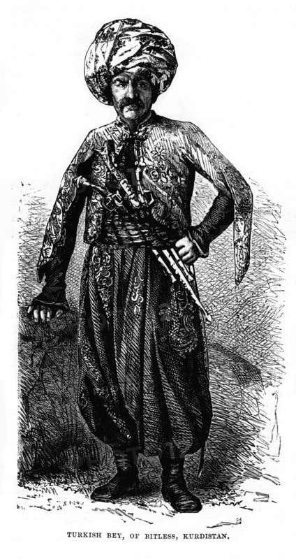 'Turkish Bey, of Bitless, Kurdistan', 19th century. Artist: Unknown