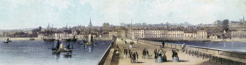 Ryde from the pier, Isle of Wight, 19th century. Artist: Unknown