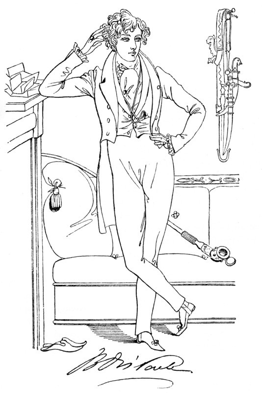 'Mr Disraeli in his youth', 19th century. Artist: Unknown