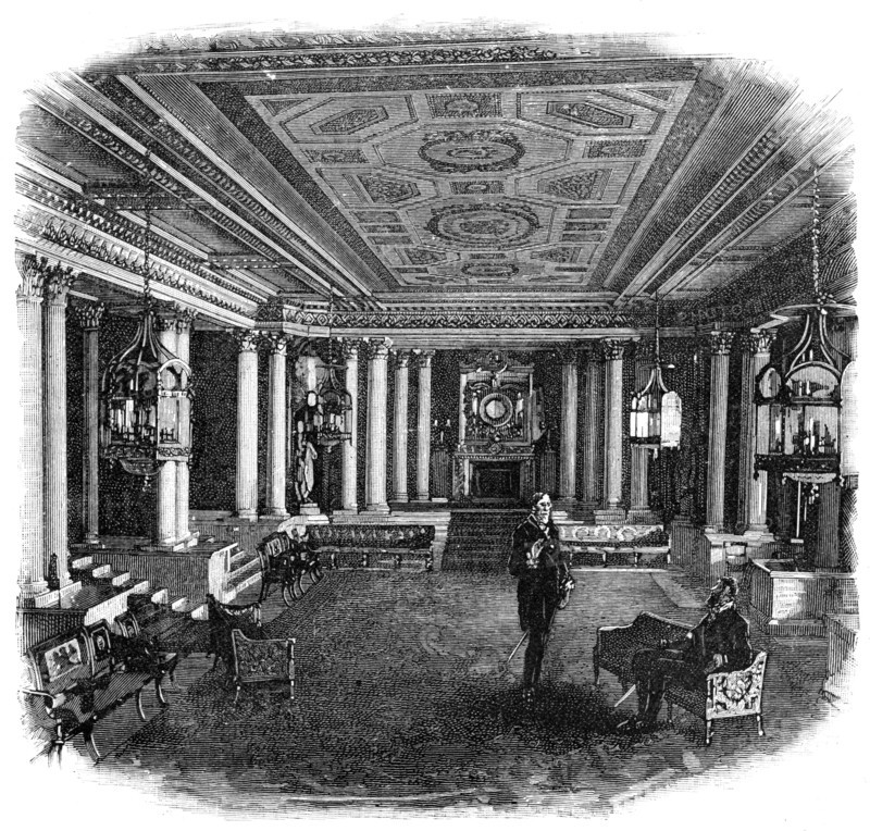 The Marble Hall, Buckingham Palace, 1900. Artist: Unknown