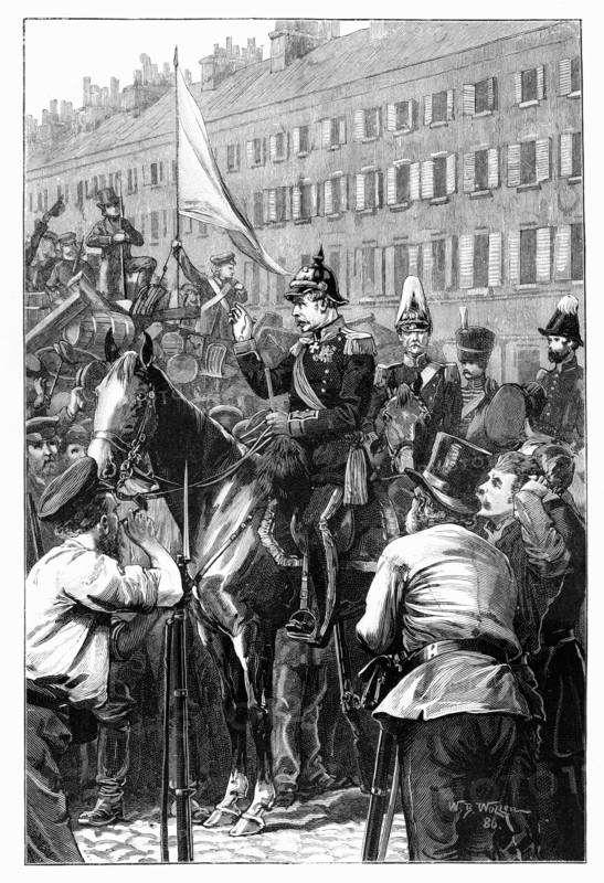 The King of Prussia Addressing the Berliners, 1848, (1900)