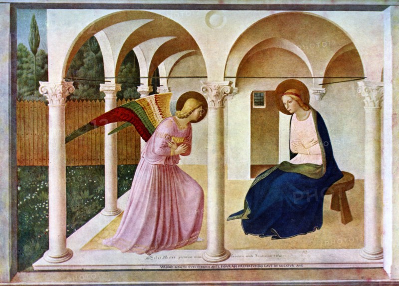 'The Annunciation', c1438-1445, (c1900-1920).Artist: Fra Angelico