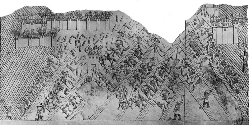 Assault on the City of Lachish, 700-692 BC, (c1900-1920).Artist: Sir Austen Henry Layard