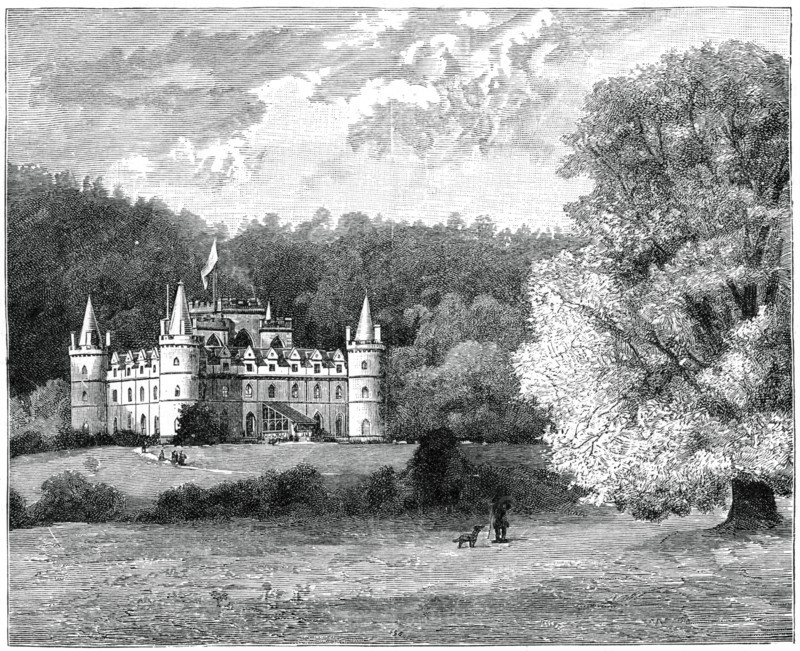 Inverary Castle, western Scotland, 1900.Artist: GW Wilson and Company