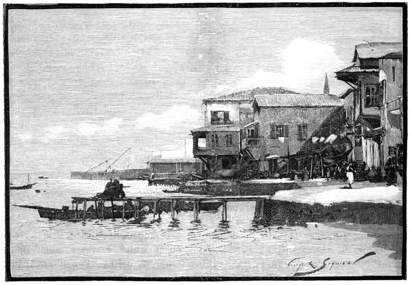 The marina, Larnaca, Cyprus, 1900. Artist: Unknown