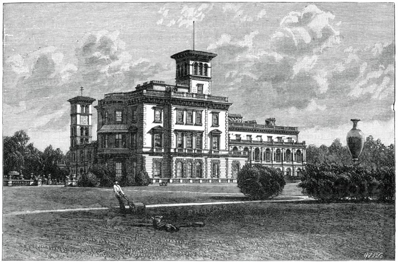 Osborne House, East Cowes, Isle of Wight, 1900. Artist: J Valentine