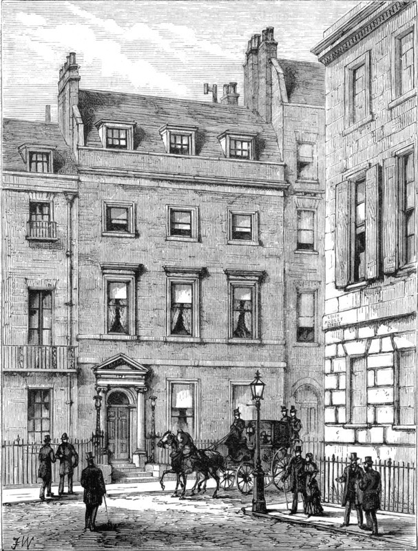 Lord Beaconsfield's house, 19, Curzon Street, Mayfair, London, 1900. Artist: Unknown