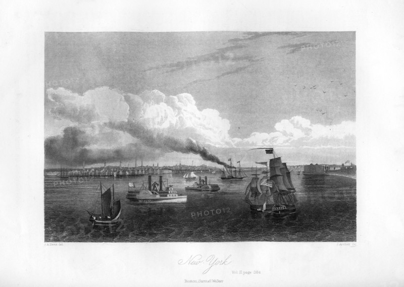 New York, 1855.Artist: J Archer