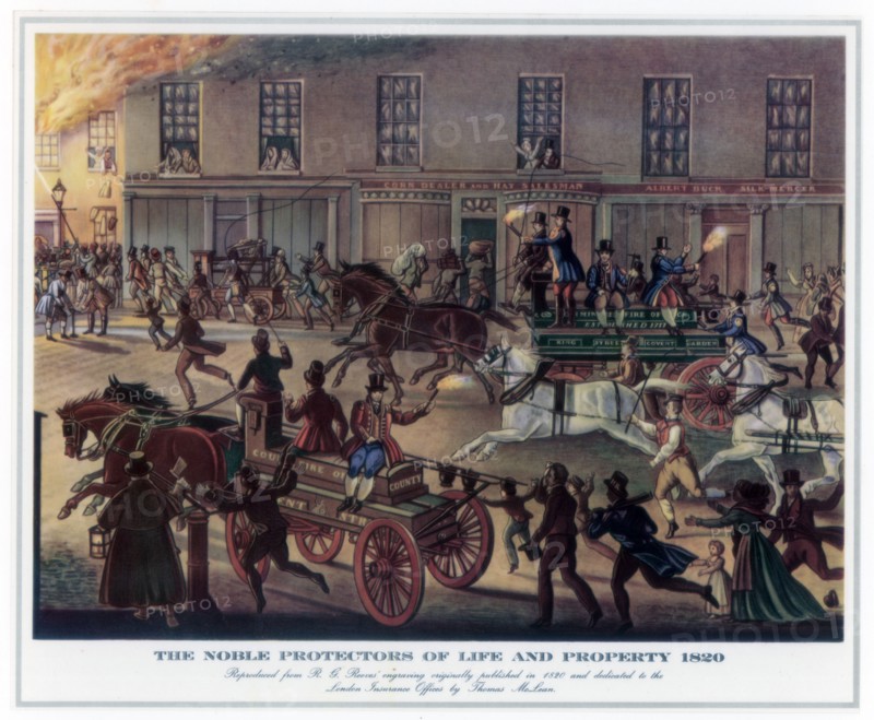 'The Noble Protectors of Life and Property', 1820.Artist: R Reeves