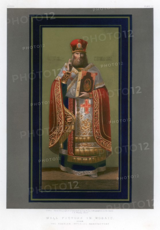 'Wall Picture in Mosaic', 19th century.Artist: John Burley Waring