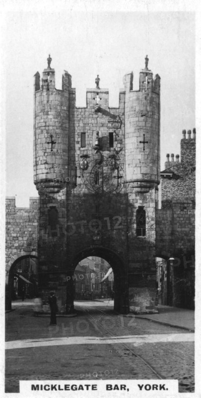Micklegate Bar, York, c1920s. Artist: Unknown