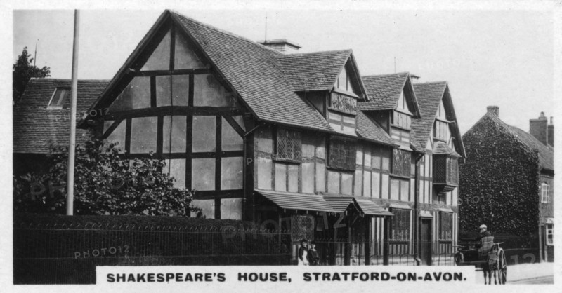 Shakespeare's house, Stratford-on-Avon, Warwickshire, c1920s. Artist: Unknown