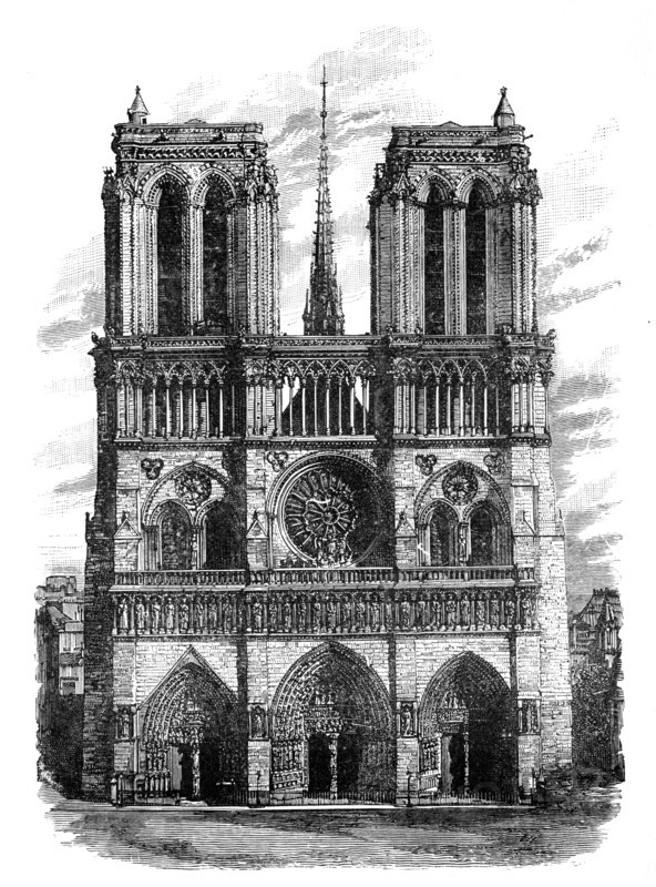 Notre Dame, Paris, c1888. Artist: Unknown