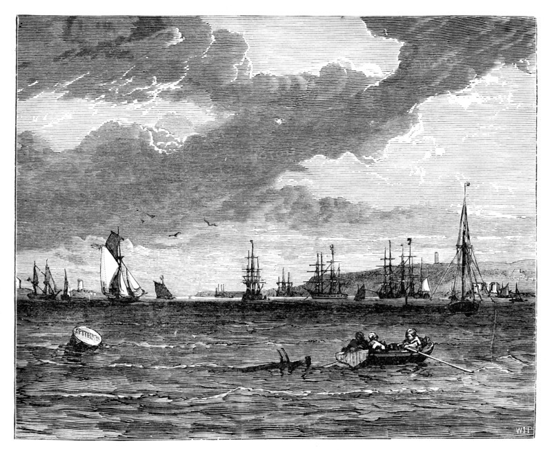 Spithead, Hampshire, c1888. Artist: Unknown