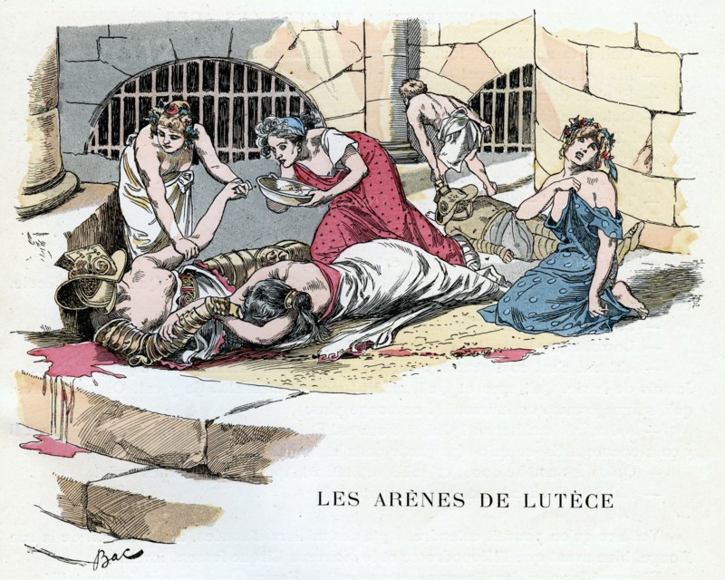 'The Arenas of Lutetia', c1870-1950.Artist: Ferdinand Sigismund Bac
