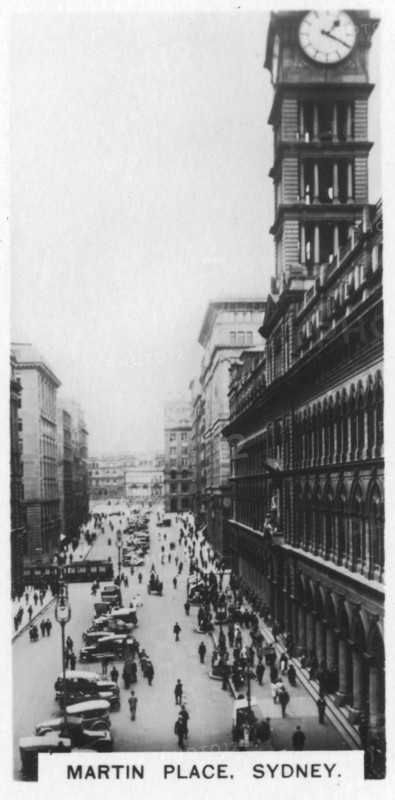 Martin Place, Sydney, 1928. Artist: Unknown