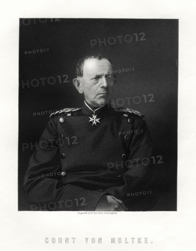 Count von Moltke, (1800-1891), famous German Field Marshal, 19th century. Artist: W Holl