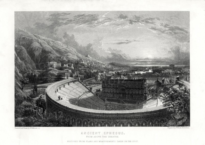 'Ancient Ephesus', Turkey, 1887. Artist: William Richardson