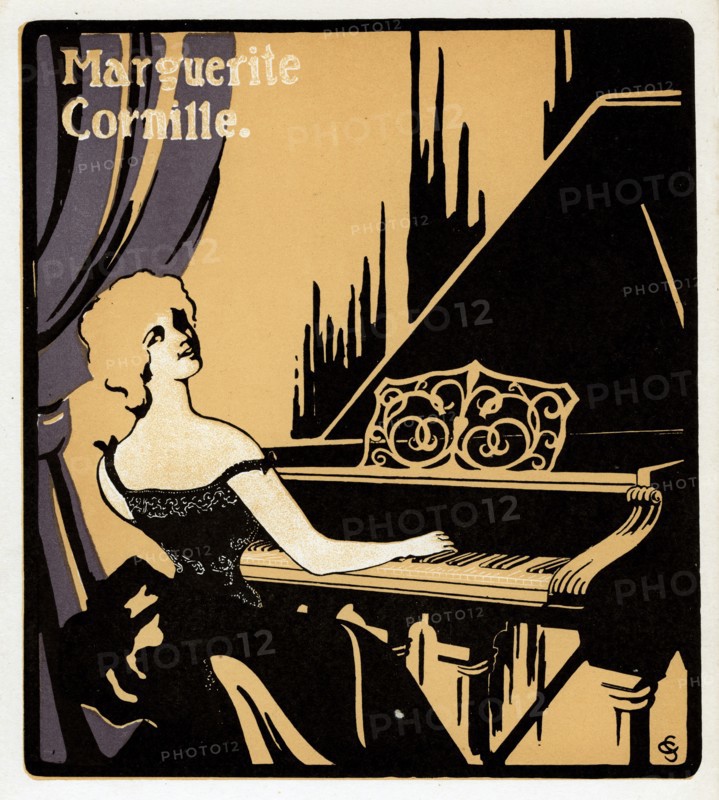 Marguerite Cornille, French music hall singer, late 19th century. Artist: Unknown