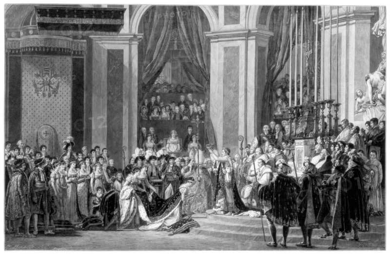 'The Consecration of the Emperor Napoleon and the Coronation of the Empress Josephine', 1804 (1900). Artist: Unknown