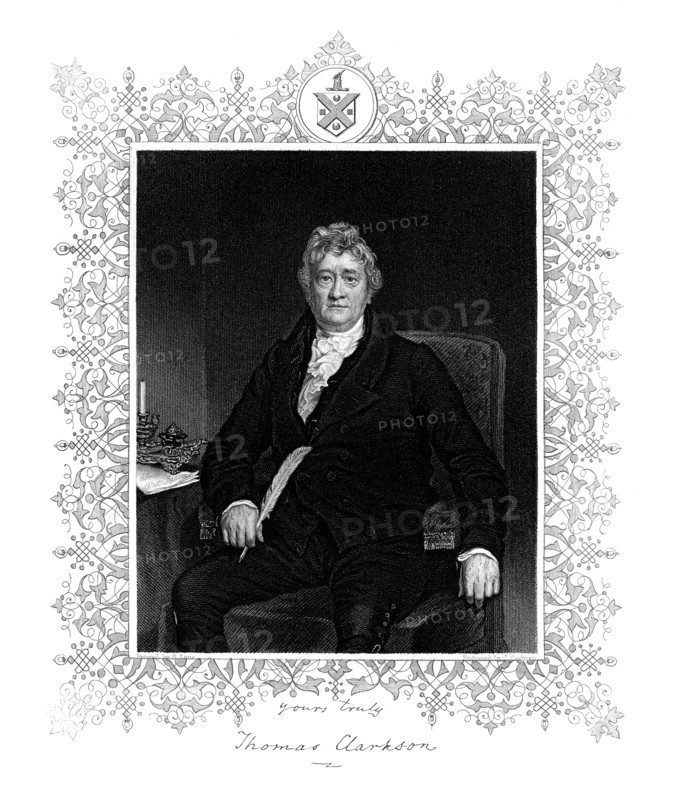 Thomas Clarkson, English politician and anti-slavery campaigner, 19th century.Artist: J Cochran