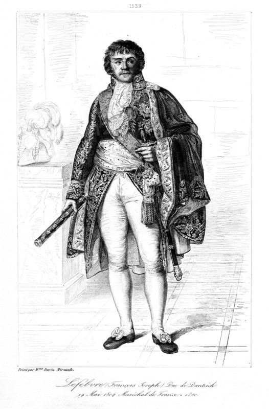 Francois Joseph Lefebvre (1755-1820), duc de Dantzig, 1839.Artist: Francois Pigeot