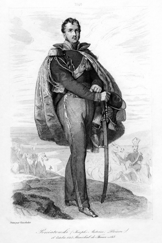 Joseph Antoni Poniatowski (1763-1813), Polish prince and Marshal of France, 1839.Artist: Contenau