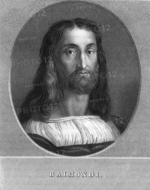 Marcantonio Raimondi, Italian engraver, 1836.Artist: W Holl
